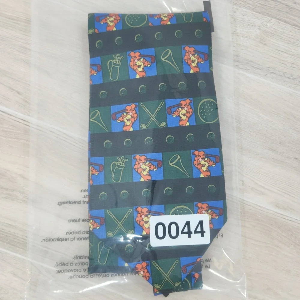 Disney By Exquisite Apparel Tiger Jacquard Golf Tie, 58